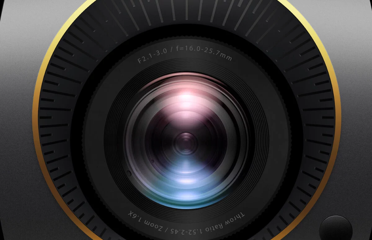Benq W5800 Patterned Lens